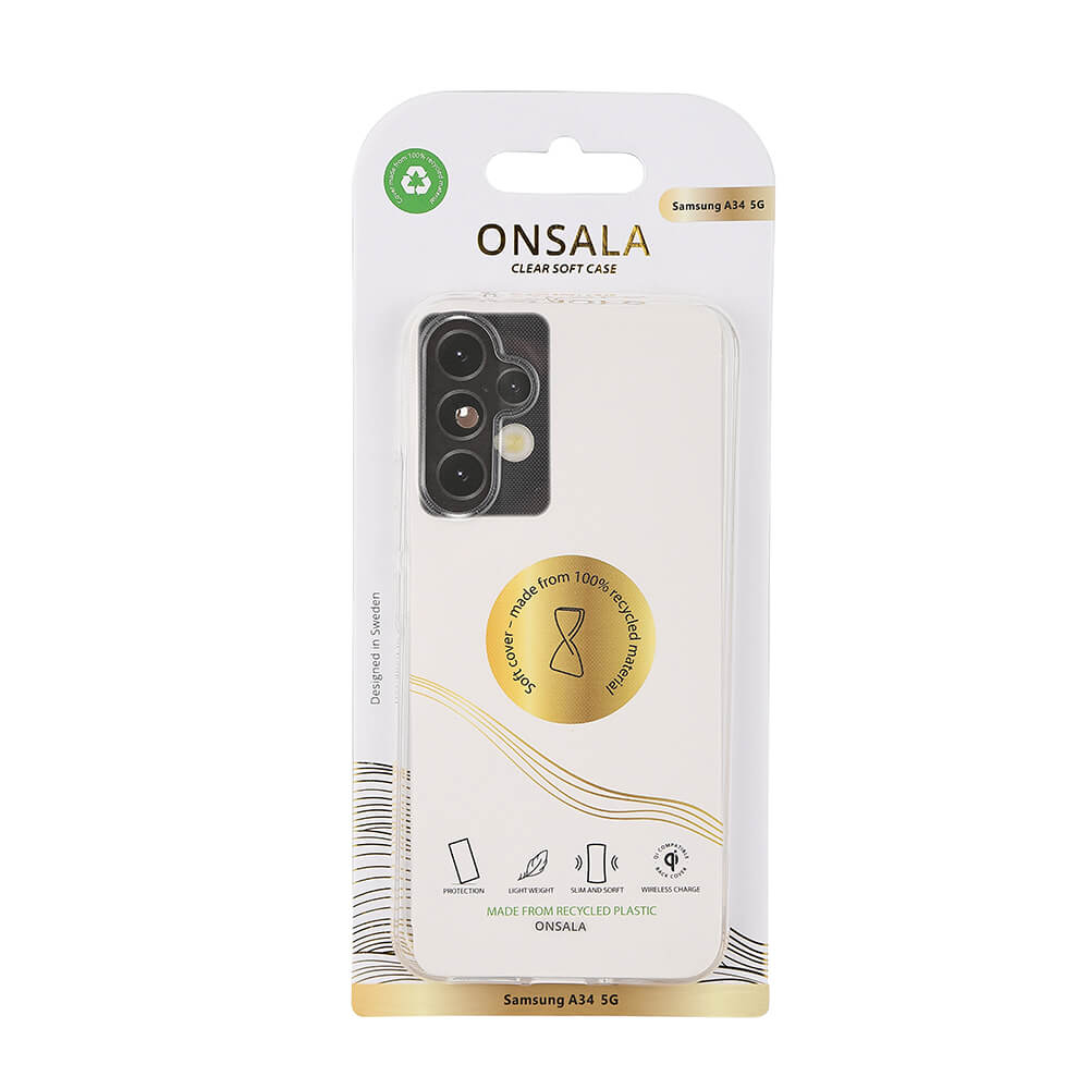Onsala Phone Case Recycled TPU Transparent - Samsung Galaxy A34 – image 2