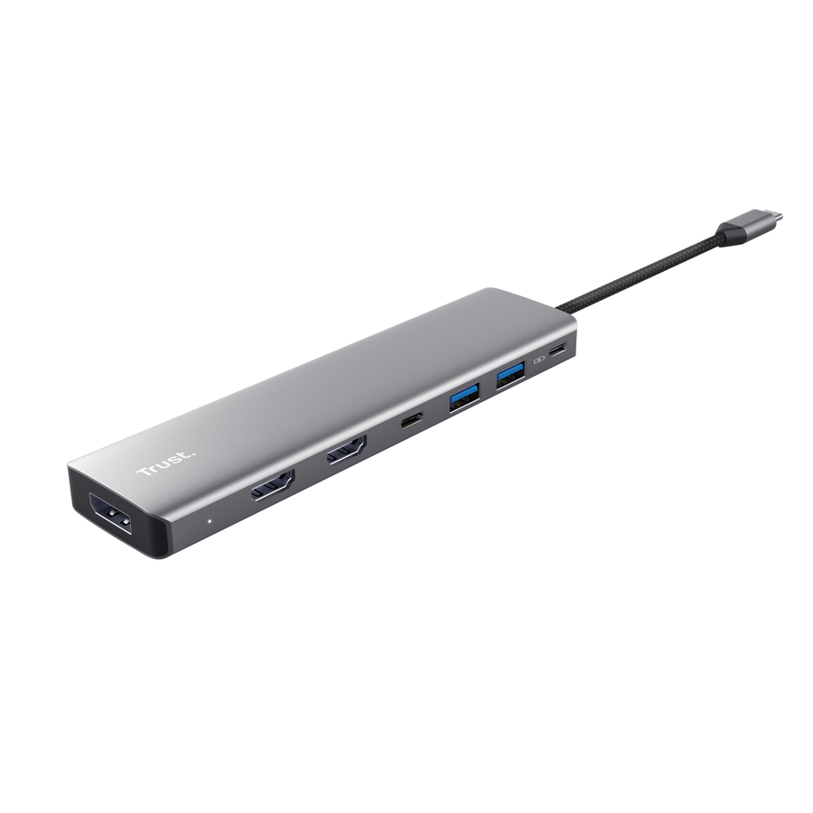 Trust 25661 interface hub USB Type-C Aluminium – image 3