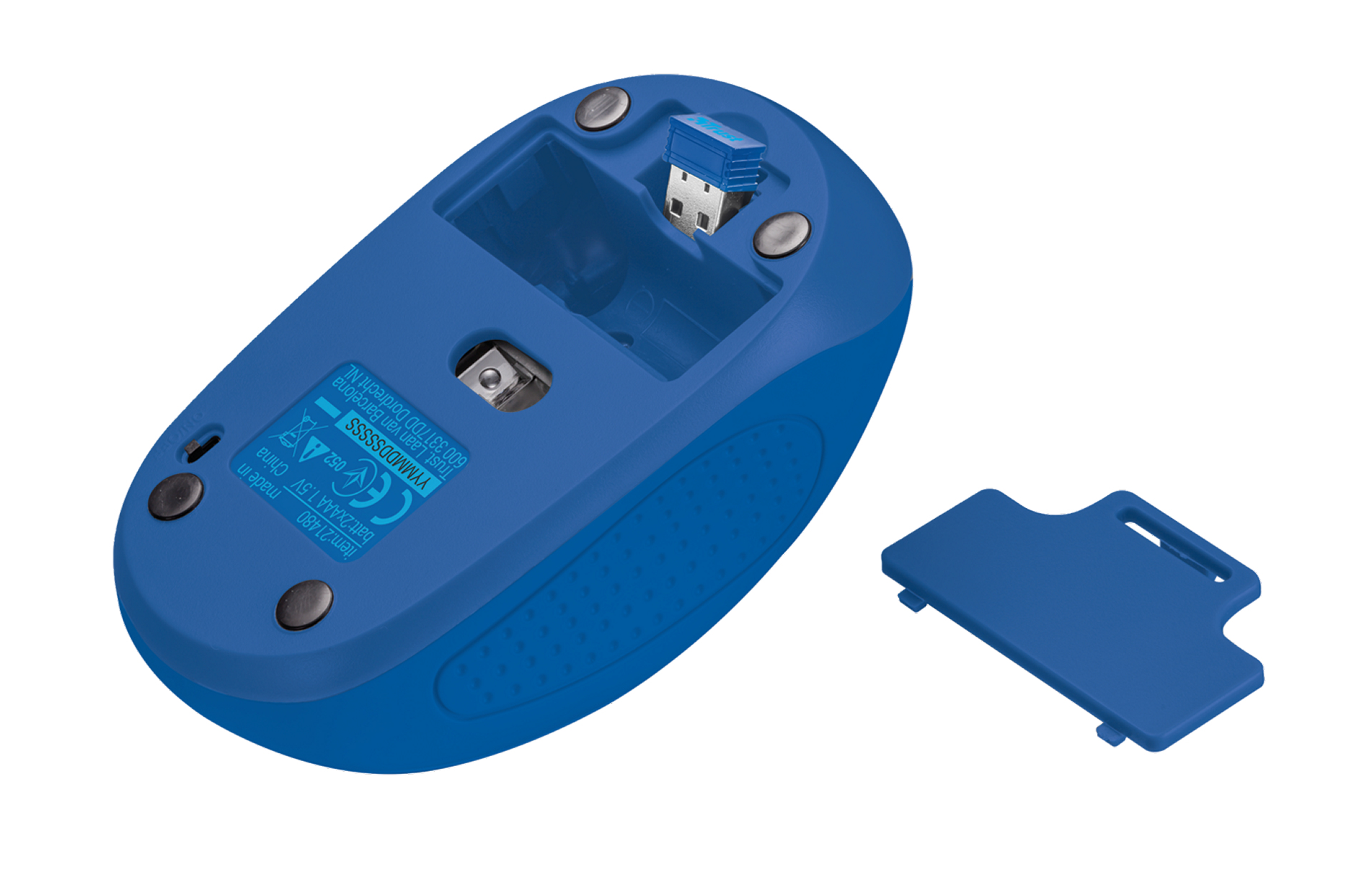 Trust 21480 mouse Office Ambidextrous RF Wireless 1600 DPI – image 4