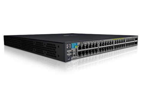 HP ProCurve 3500-48-PoE Managed L3 Fast Ethernet (10/100) Power over Ethernet (PoE) 1U Grey – image 2