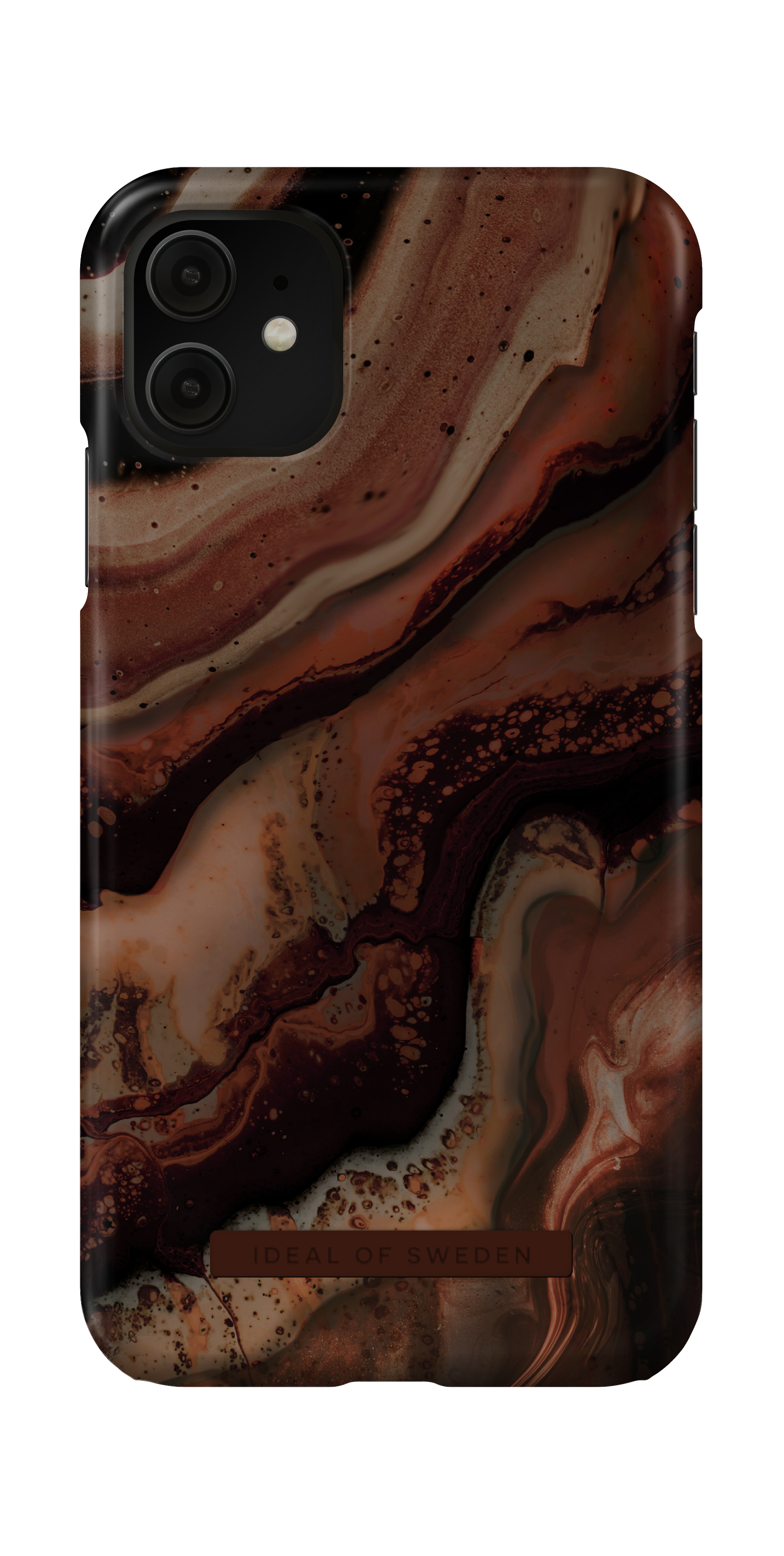 iDeal of Sweden Printed Case iPhone 11/XR Dark Amber Marble – image 3