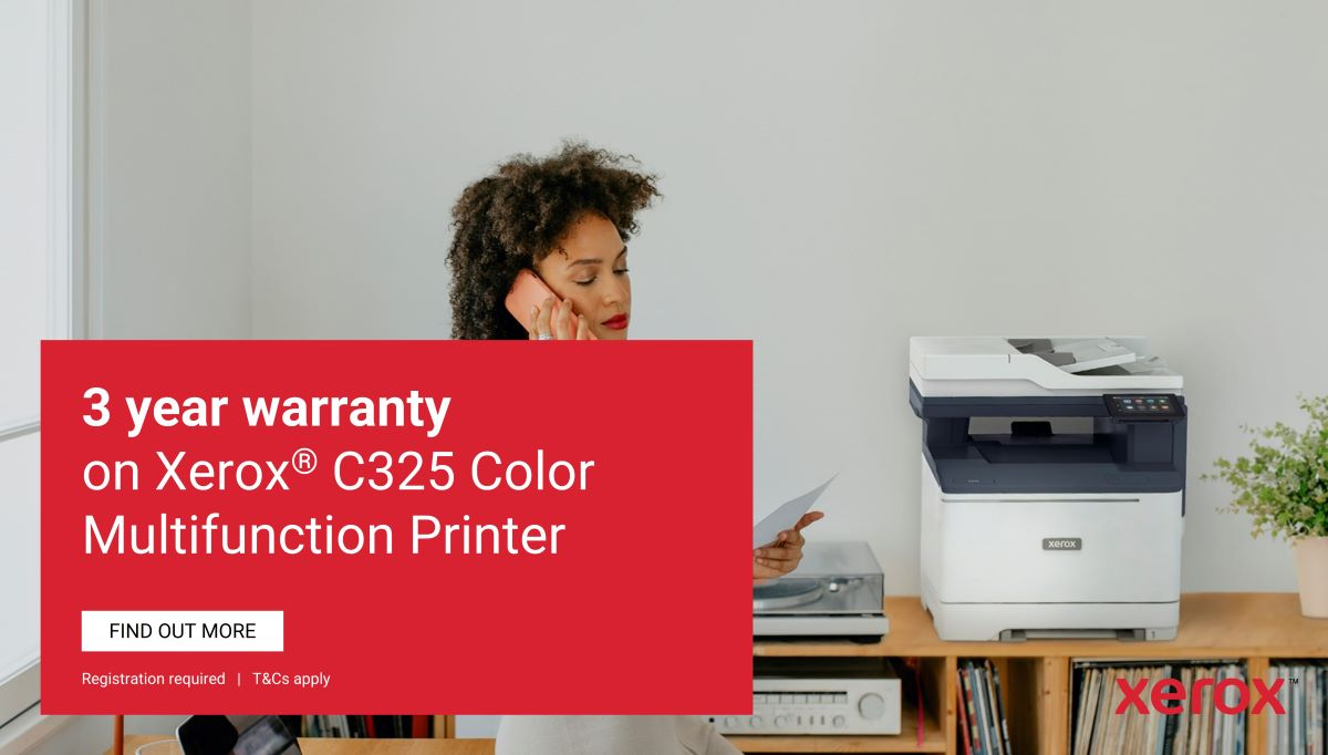 Xerox C325 A4 33ppm Wireless Duplex Copy/Print/Scan/Fax PS3 PCL5e/6 2 Trays Total 251 Sheets – image 8