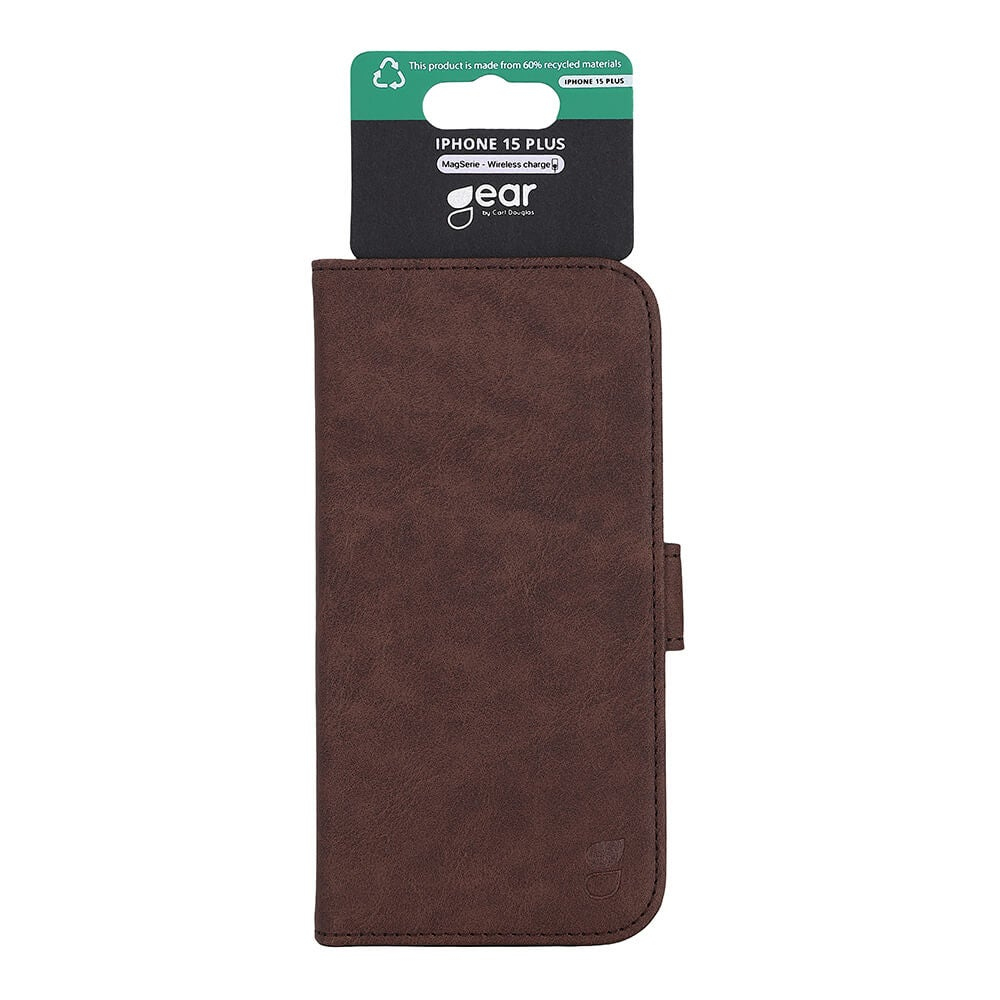Gear Wallet Case 3 Card Slots Magseries Brown - iPhone 15 Plus – image 2