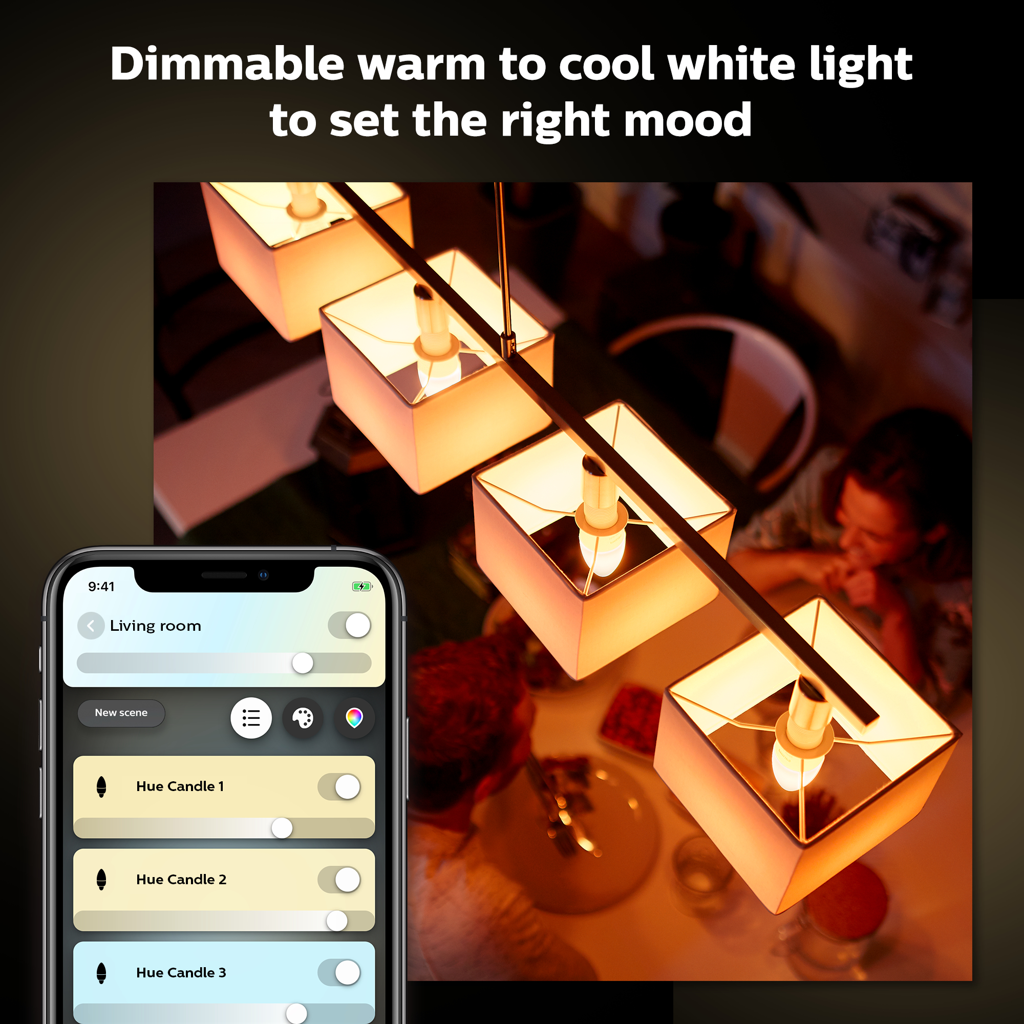 Philips by Signify Philips Hue White ambience Candle - E14 smart bulb - (2-pack) – image 4