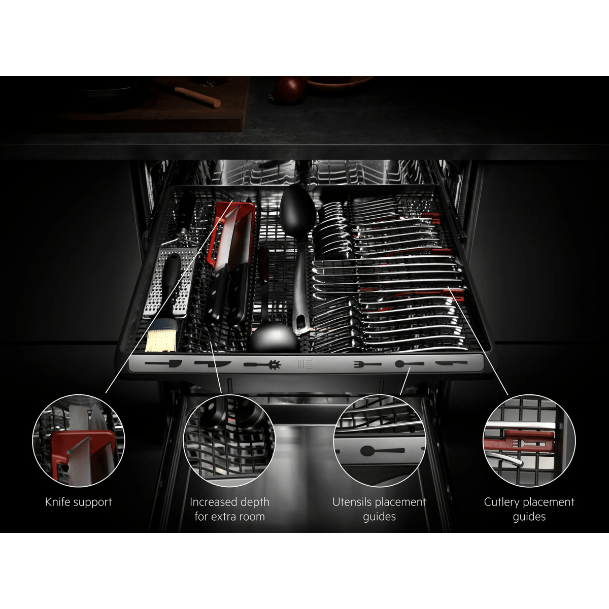 AEG FSE75748P Fully built-in 14 place settings – image 7