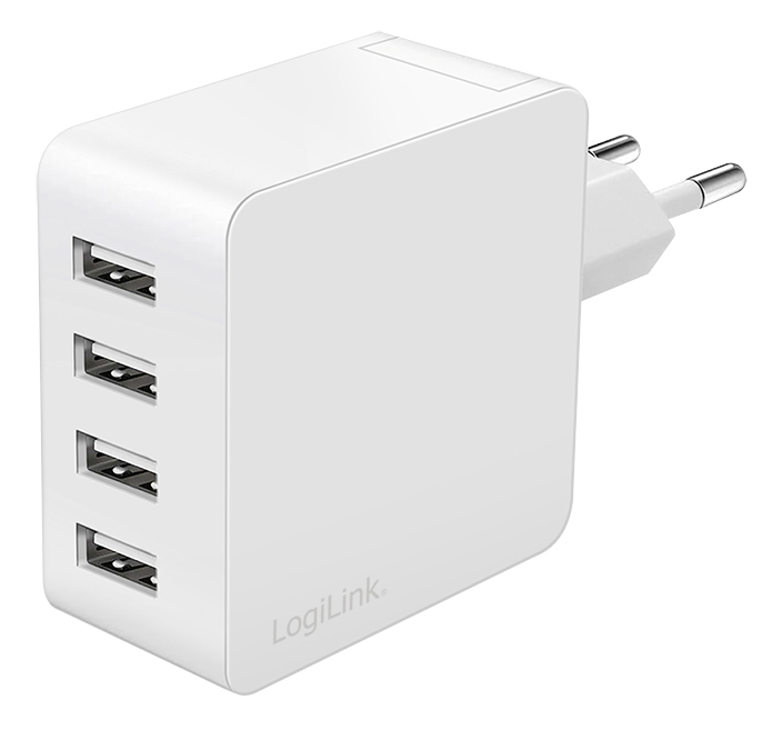 LogiLink PA0336W mobile device charger Universal White AC Fast charging Indoor – image 1