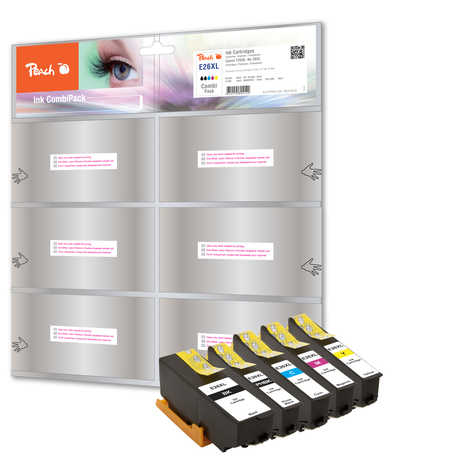 Peach PI200-248 ink cartridge 5 pc(s) High (XL) Yield Black, Photo black, Cyan, Magenta, Yellow