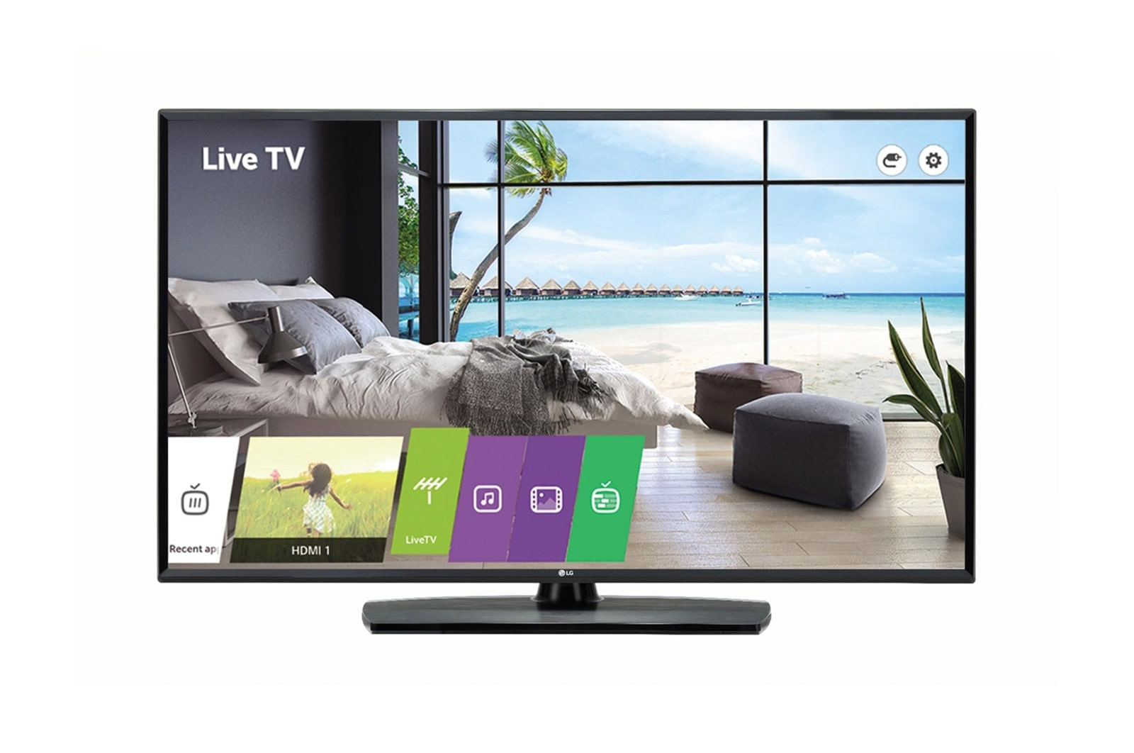 LG HOSPITALITY 50UT560H9UA 127 cm (50") 4K Ultra HD 400 cd/m² Black 20 W 50UT560H9UA.AUS