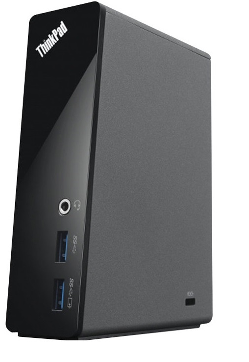 Lenovo 40AA0045CH laptop dock/port replicator Wired USB 3.2 Gen 1 (3.1 Gen 1) Type-A Black – image 1