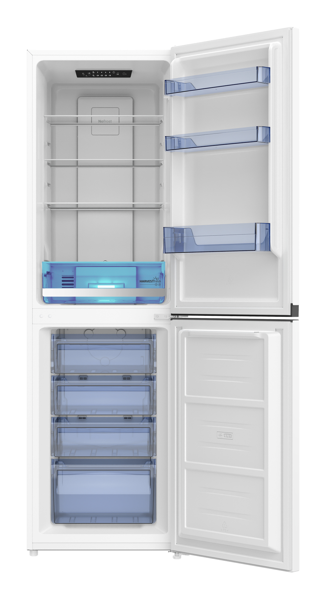 Beko CNE5581VW Freestanding Total No Frost Fridge Freezer with HarvestFreshTM – image 8