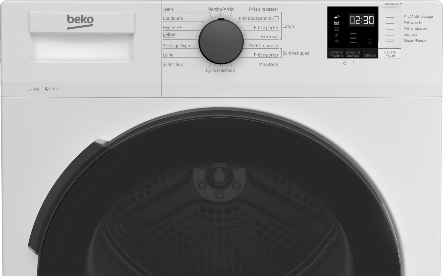 Beko DH7512CA0W tumble dryer Freestanding Front-load – image 3