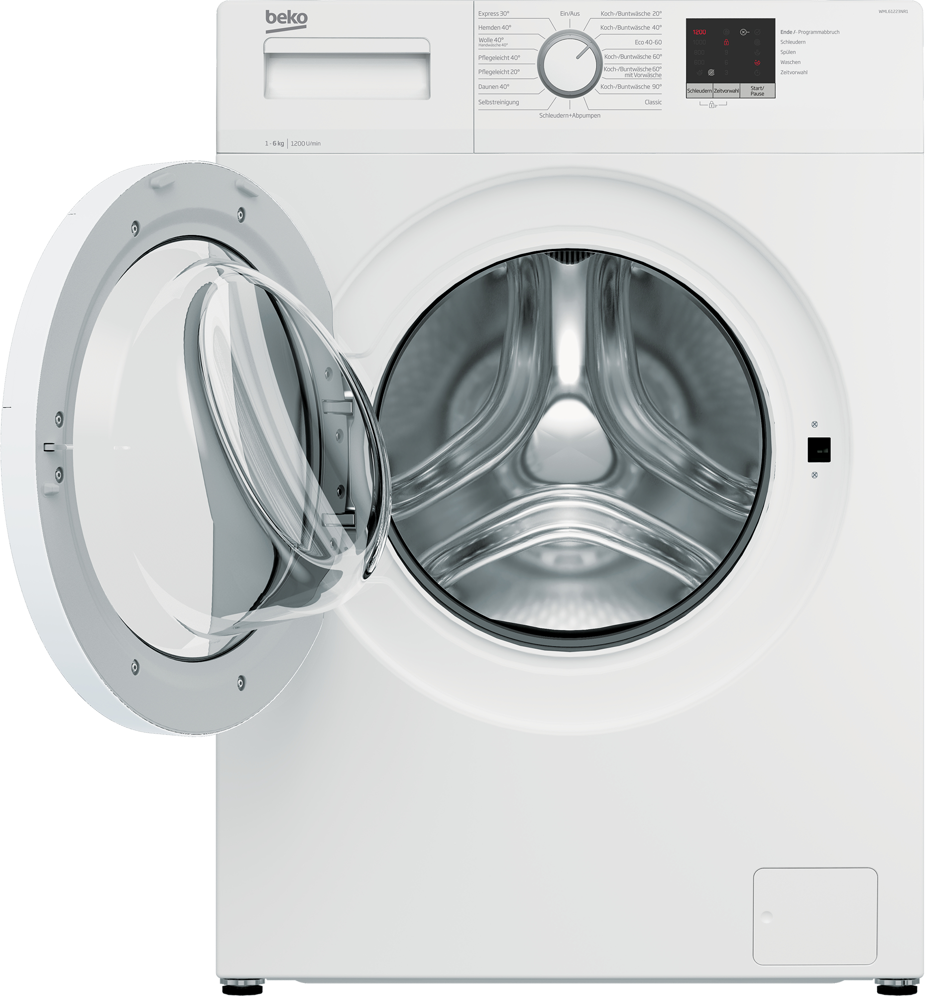 Beko WML61223NR1 washing machine Front-load – image 2