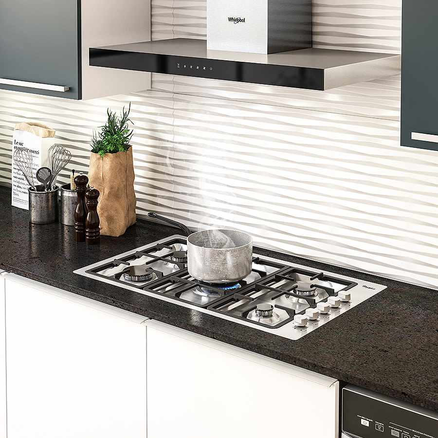Whirlpool WP3550S hob Grey Built-in – image 8