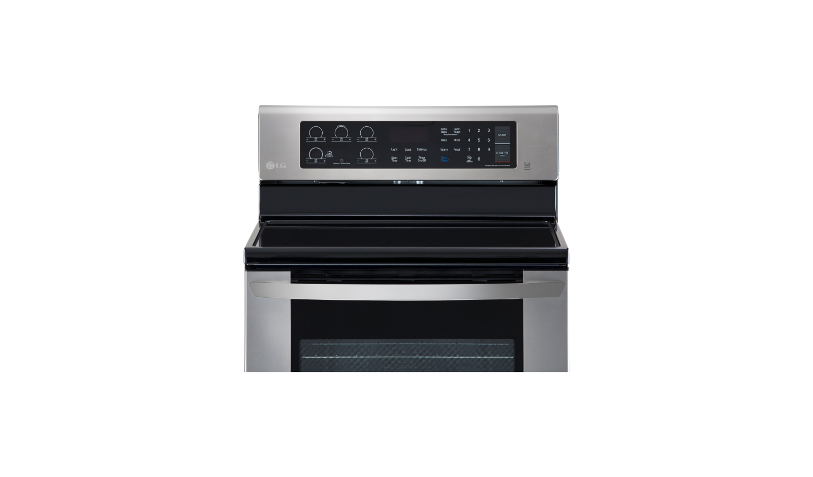 LG LRE3061ST cooker Freestanding cooker Electric Ceramic hob Stainless steel – image 4