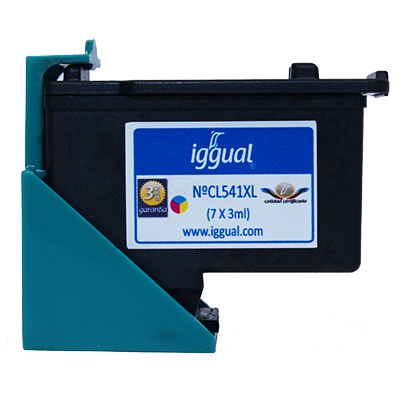 iggual PSICL541XL ink cartridge High (XL) Yield Cyan, Magenta, Yellow