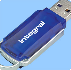 Integral 4GB USB 2.0 Courier Flash Drive