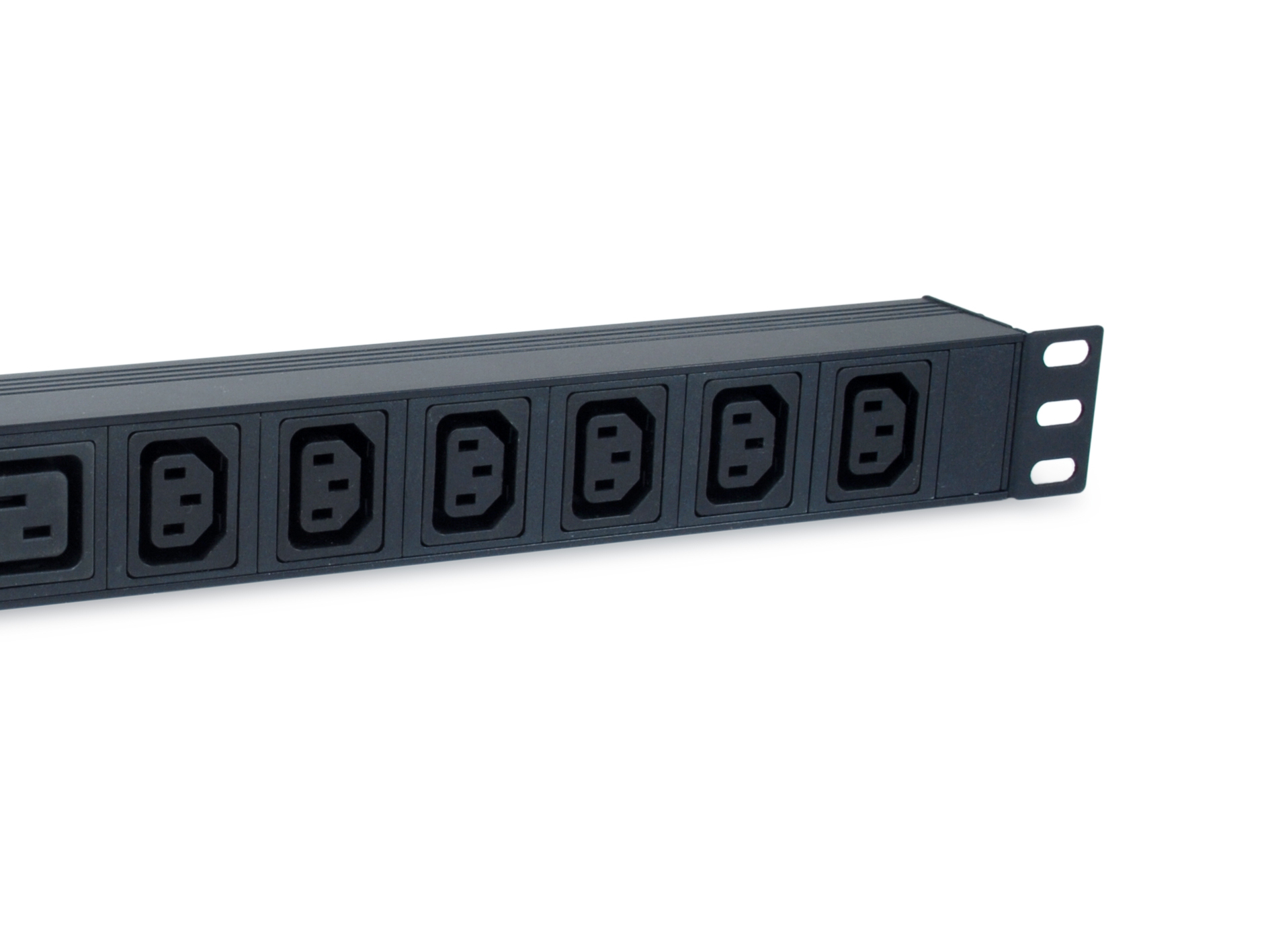 Equip 8-Outlet, 6 x IEC-C13+ 2X IEC-C19 Power Distribution Unit, on/off switch, Aluminum Shell – image 4