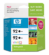 HP 92 2-pack Black