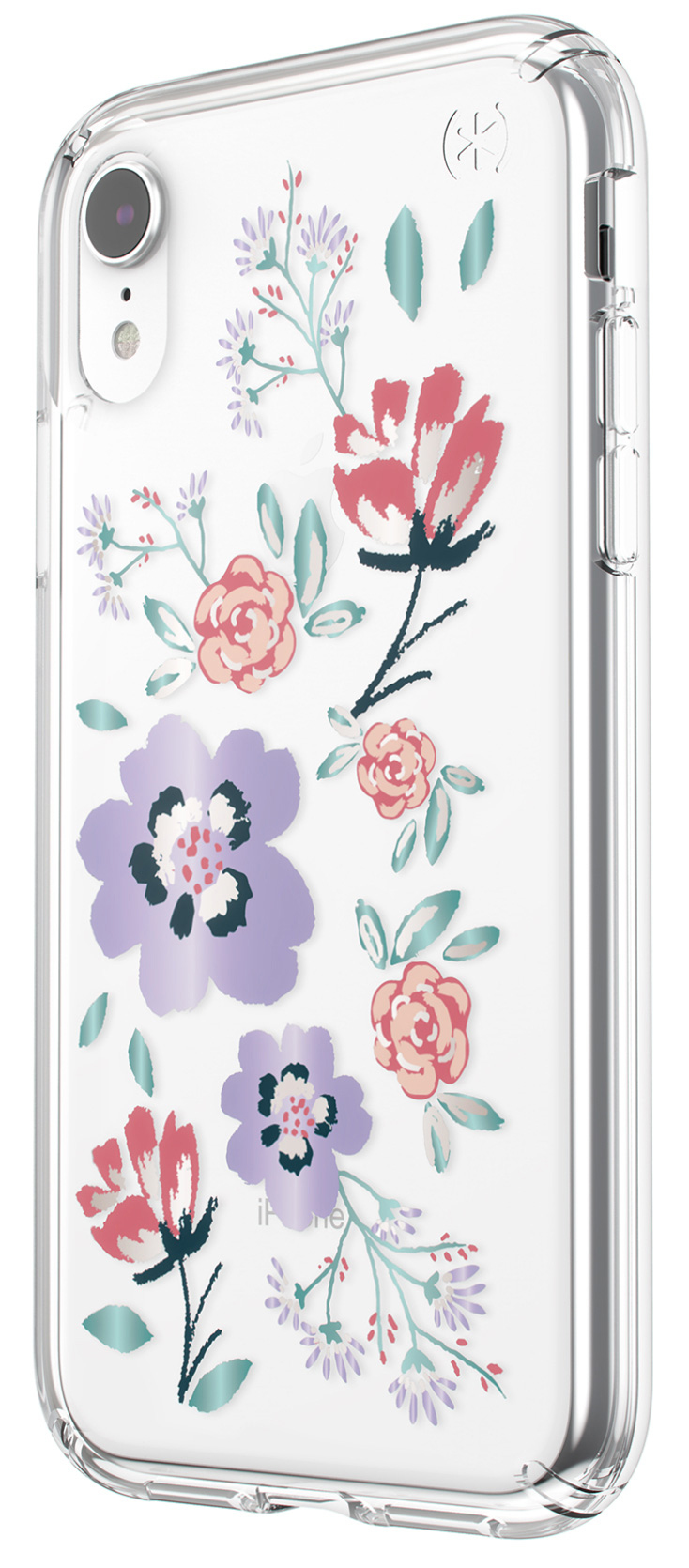 Speck Presidio Clear + Print Apple iPhone XR Canopyfloral Lavender/Clear – image 3