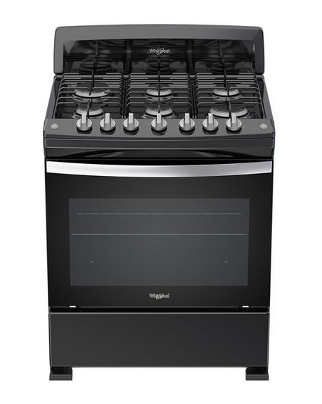 Whirlpool WFR3000B cooker Freestanding cooker Gas Black