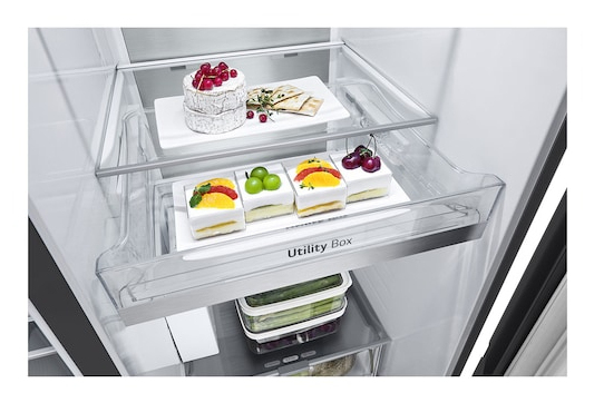 LG GSLE90EVAC side-by-side refrigerator Freestanding – image 9