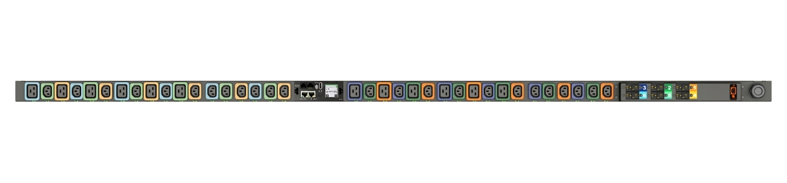 Vertiv MNR5MGW1-36PNB3-3TL56A0A10-S-A power distribution unit (PDU) 36 AC outlet(s) 0U Black