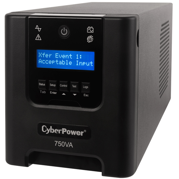 CyberPower PR750LCDTAA uninterruptible power supply (UPS) 0.75 kVA – image 1