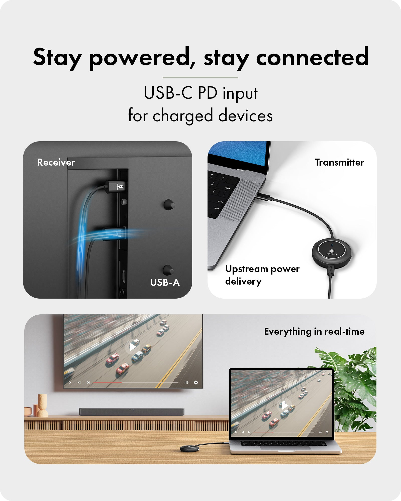 ICY BOX IB-WL101 (100W power 30m wireless range) – image 3