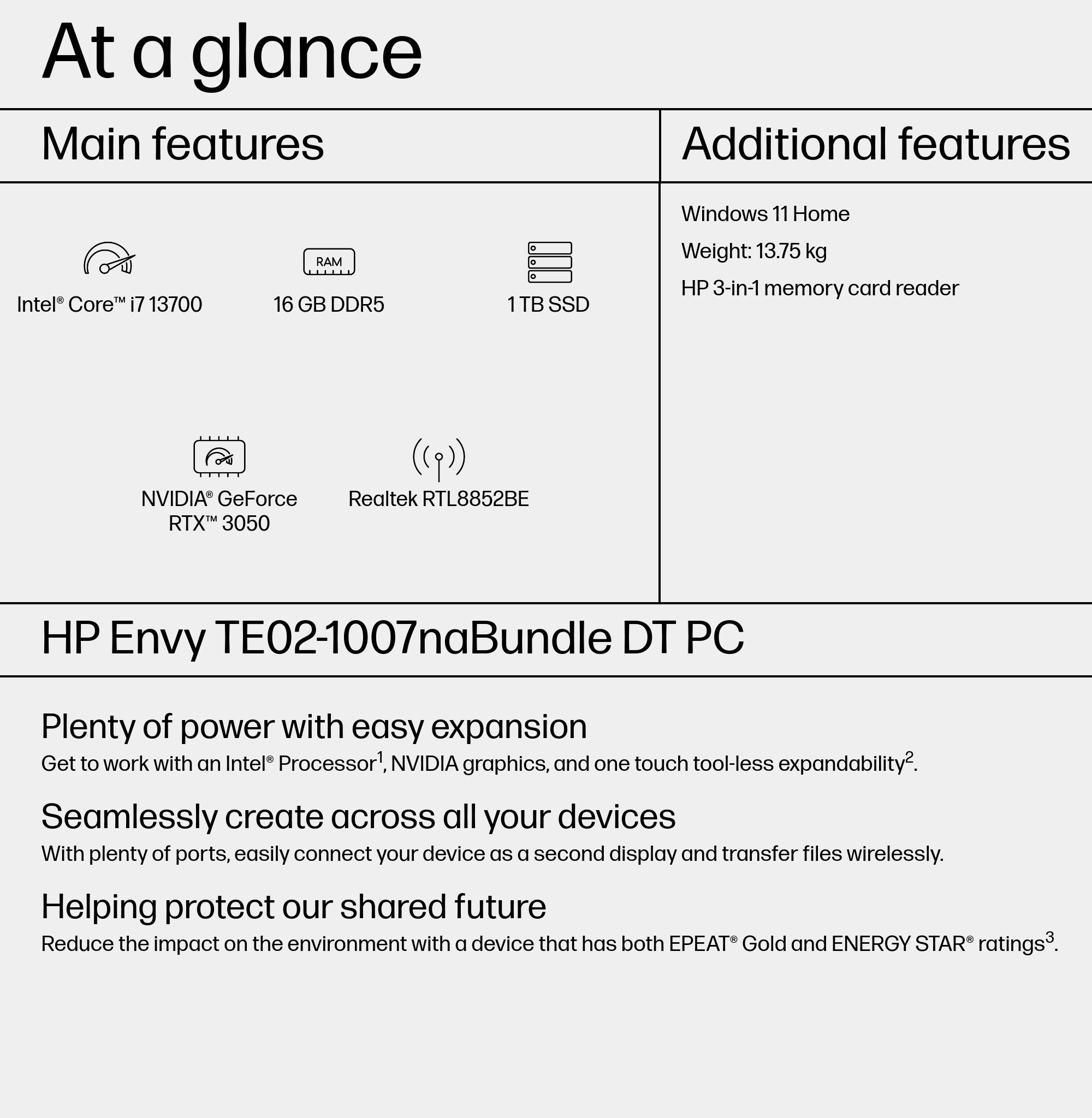 HP ENVY TE02-1007na Intel® Core™ i7 i7-13700 – image 7