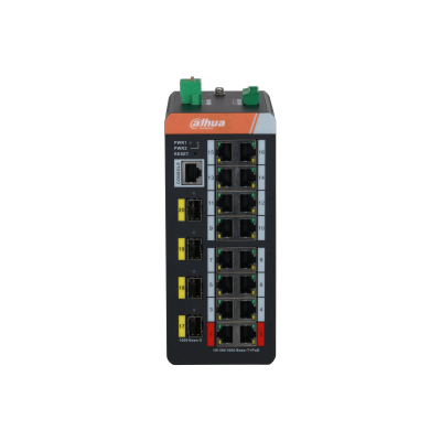 Dahua Technology IS4420-16GT-240 Managed L2 Gigabit Ethernet (10/100/1000) Power over Ethernet (PoE) Black – image 3