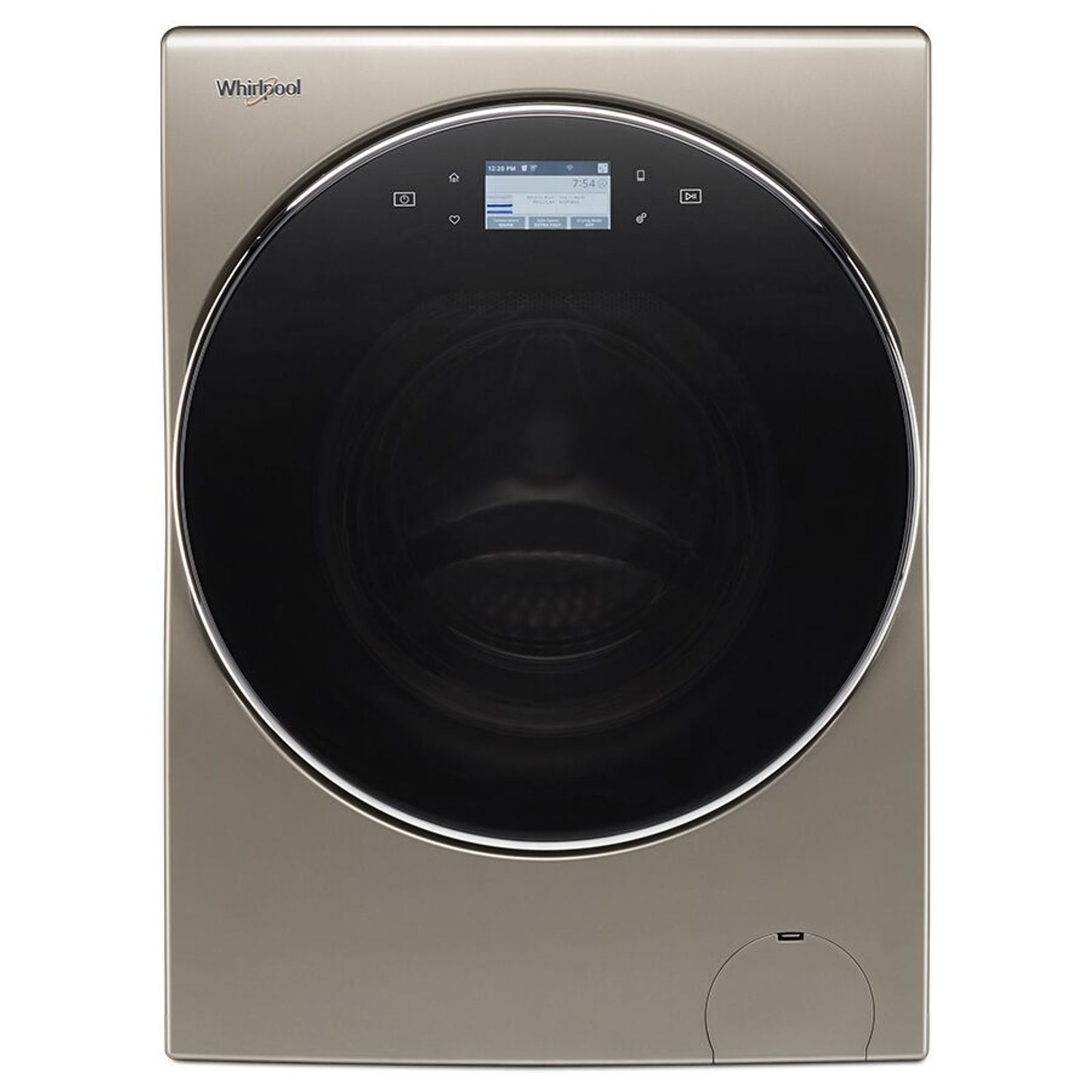 Whirlpool WFC8090GX washer dryer Freestanding Front-load Gold