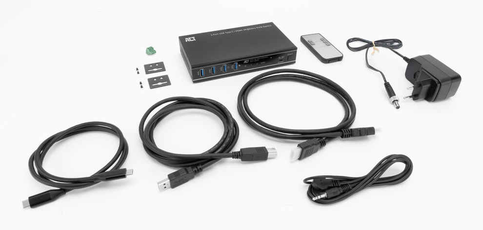 ACT 2-Port USB-C/HDMI 4K@60Hz KVM switch – image 8