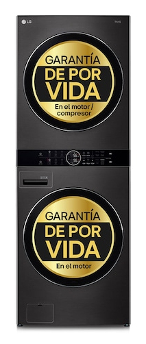 LG WT1716BBF washer dryer Freestanding Front-load Black – image 2
