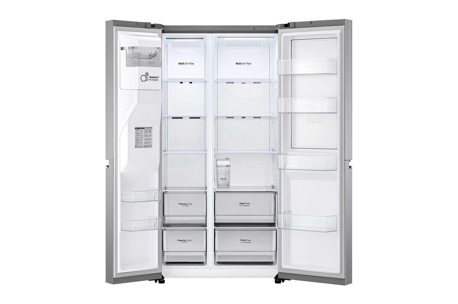 LG GSJV71PZTE side-by-side refrigerator Freestanding – image 5