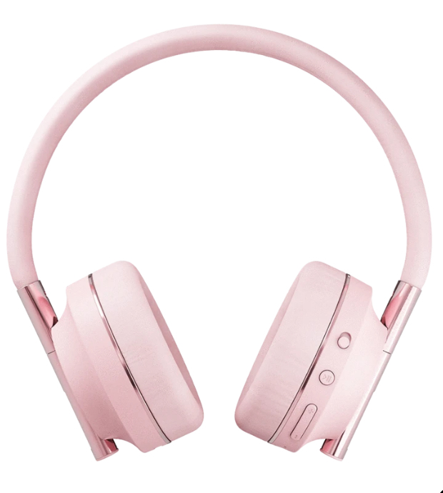 Happy Plugs PLAY Headset Wired & Wireless Head-band USB Type-C Bluetooth Pink gold – image 2