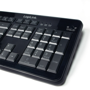 LogiLink ID0080 keyboard Home USB QWERTZ German Black – image 8
