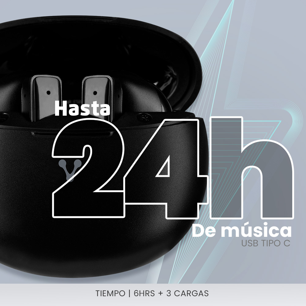 Auriculares Vorago ESB-310 - Inalámbrico - Bluetooth - ESB-310-BK