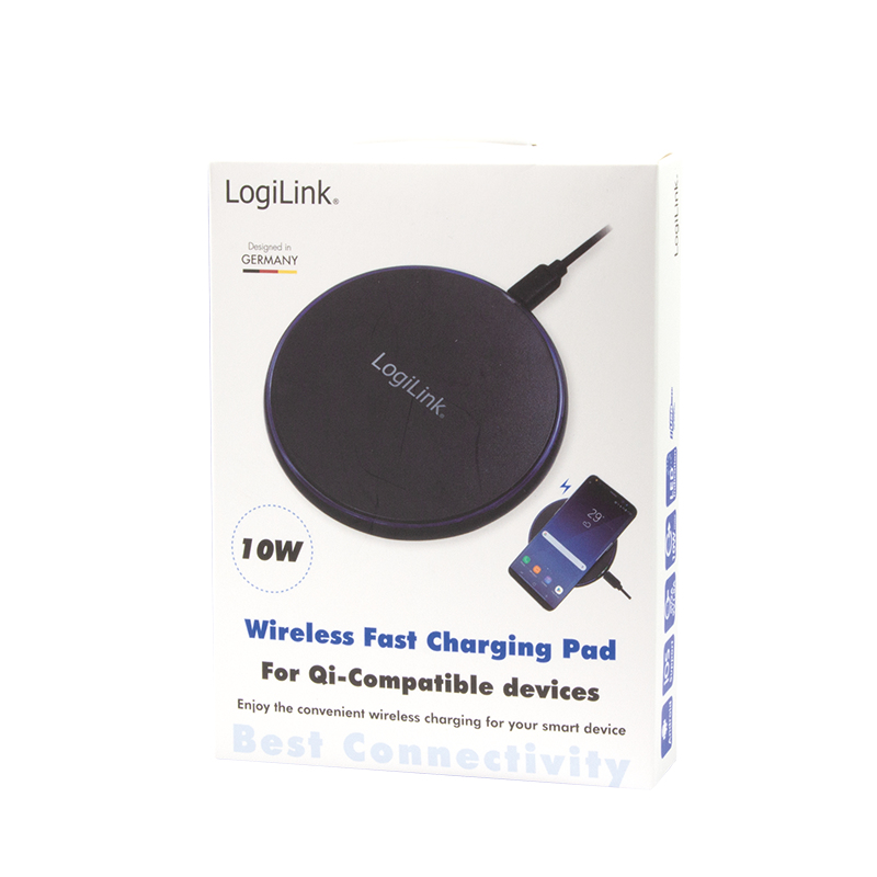 LogiLink PA0178 mobile device charger Smartphone, Tablet Black USB Wireless charging Fast charging Indoor – image 5