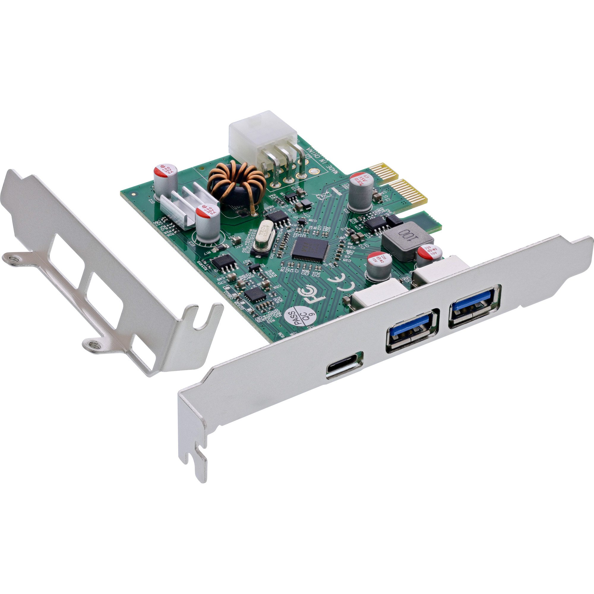 InLine 76661M interface cards/adapter Internal USB 3.2 Gen 1 (3.1 Gen 1), USB Type-C – image 1