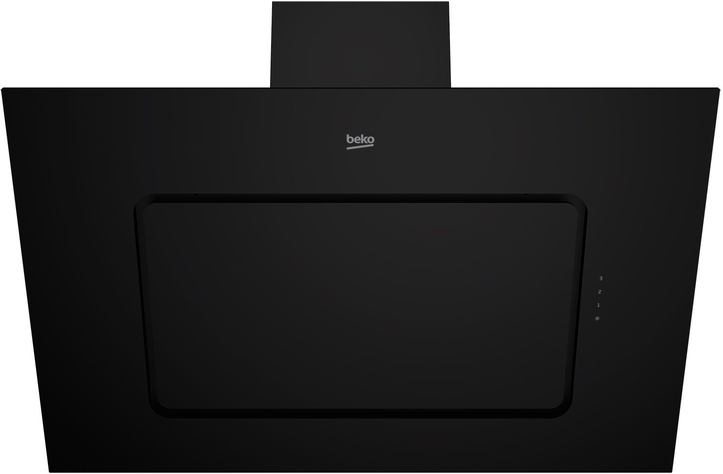 Beko HCA92540B cooker hood Wall-mounted Black 577 m³/h – image 1