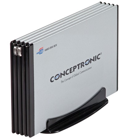 Conceptronic 200GB USB 2.0 Hard Disk Drive 3.5", External