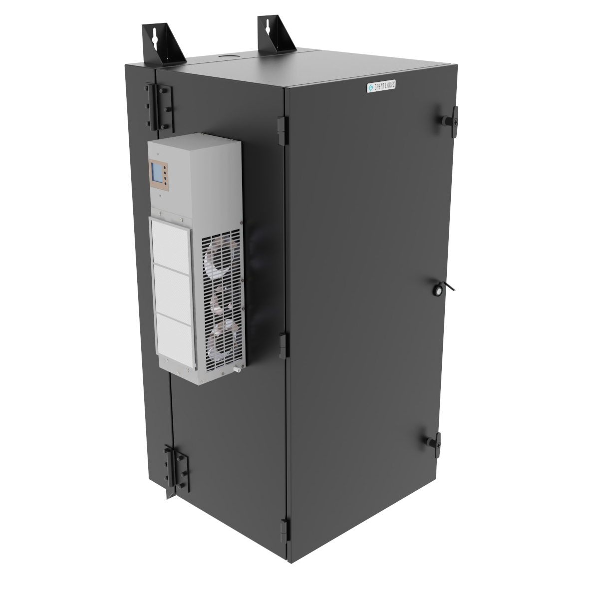 Vertiv GL48N12-24-B-AC22 rack cabinet 26U Wall mounted rack Black