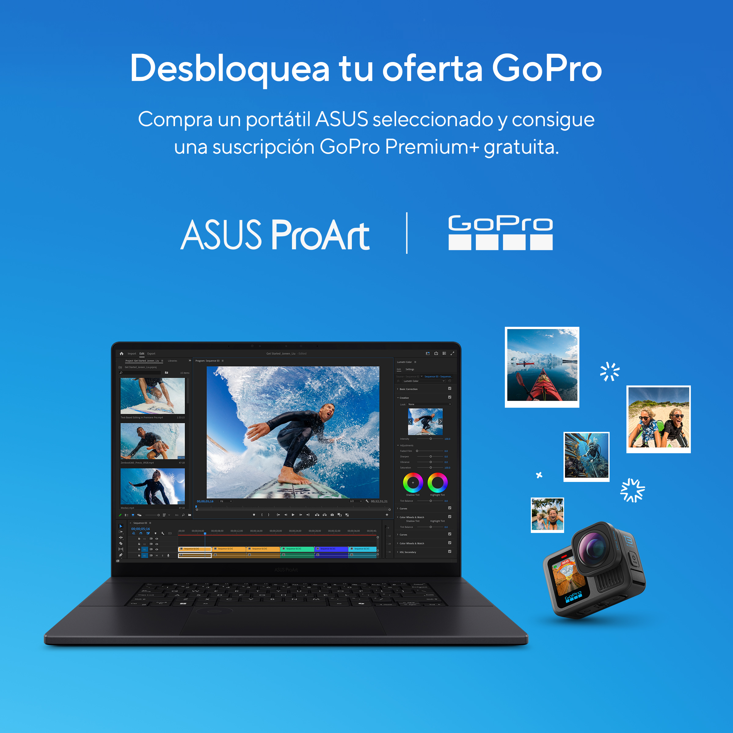 Portátil - ASUS ProArt P16 OLED H7606WX-SE024W Copilot+ PC, 16 " WQUXGA, AMD Ryzen™ AI 9 HX 370 50 TOPS, 64GB RAM, 2+2TB SSD, RTX™ 5090, Windows 11 H - imagen 5
