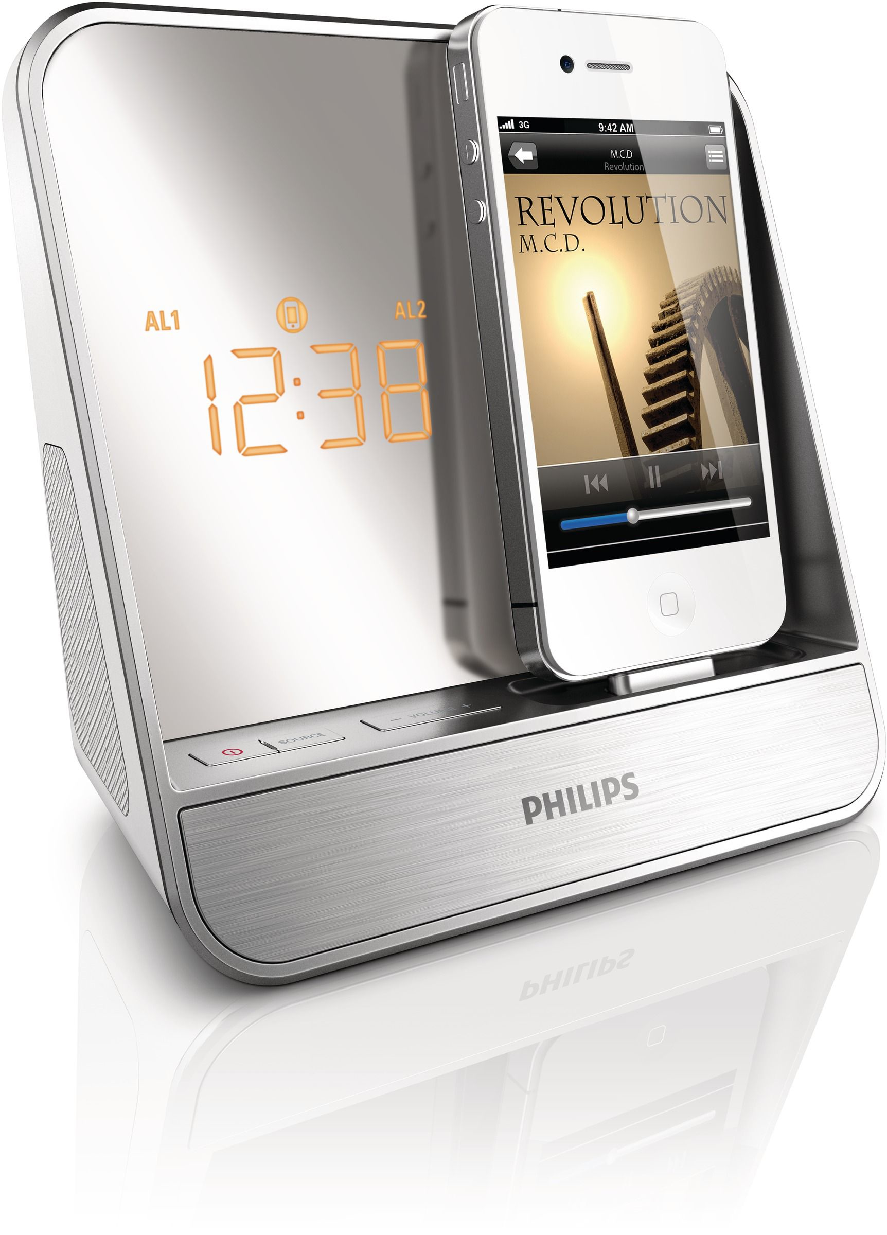 Philips Alarm Clock radio for iPod/iPhone AJ5300D/05 – image 1
