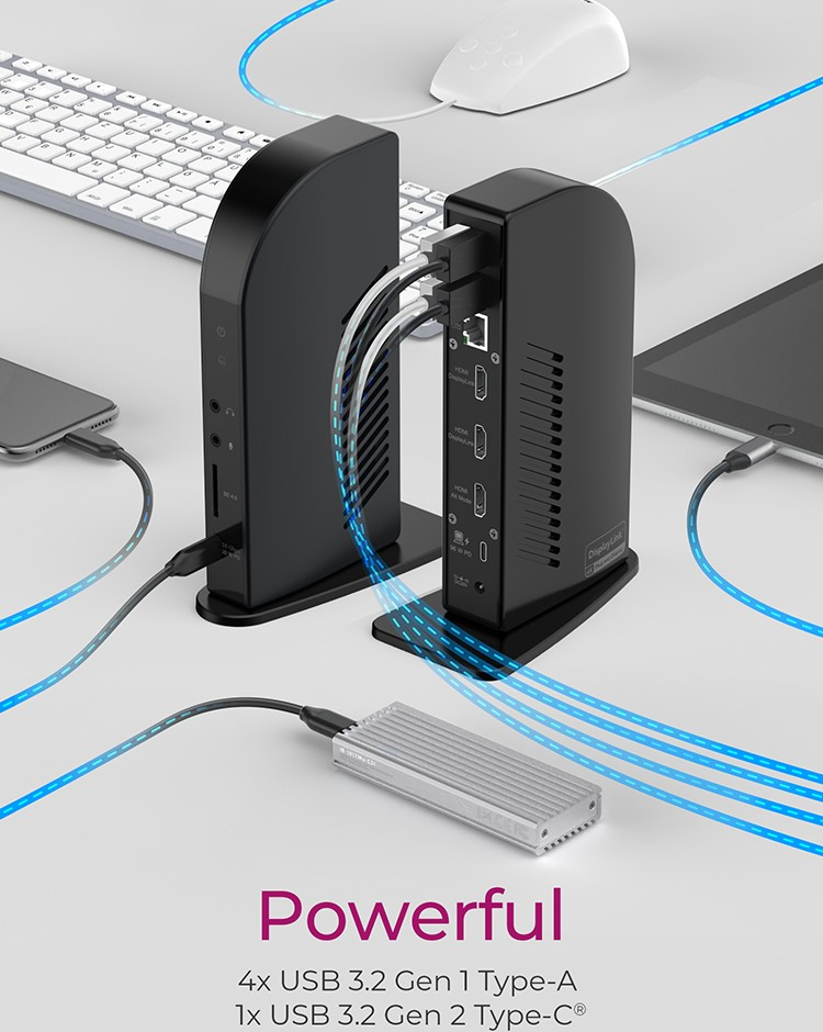ICY BOX DisplayLink Hybrid DockingStation 12 in 1 – image 3