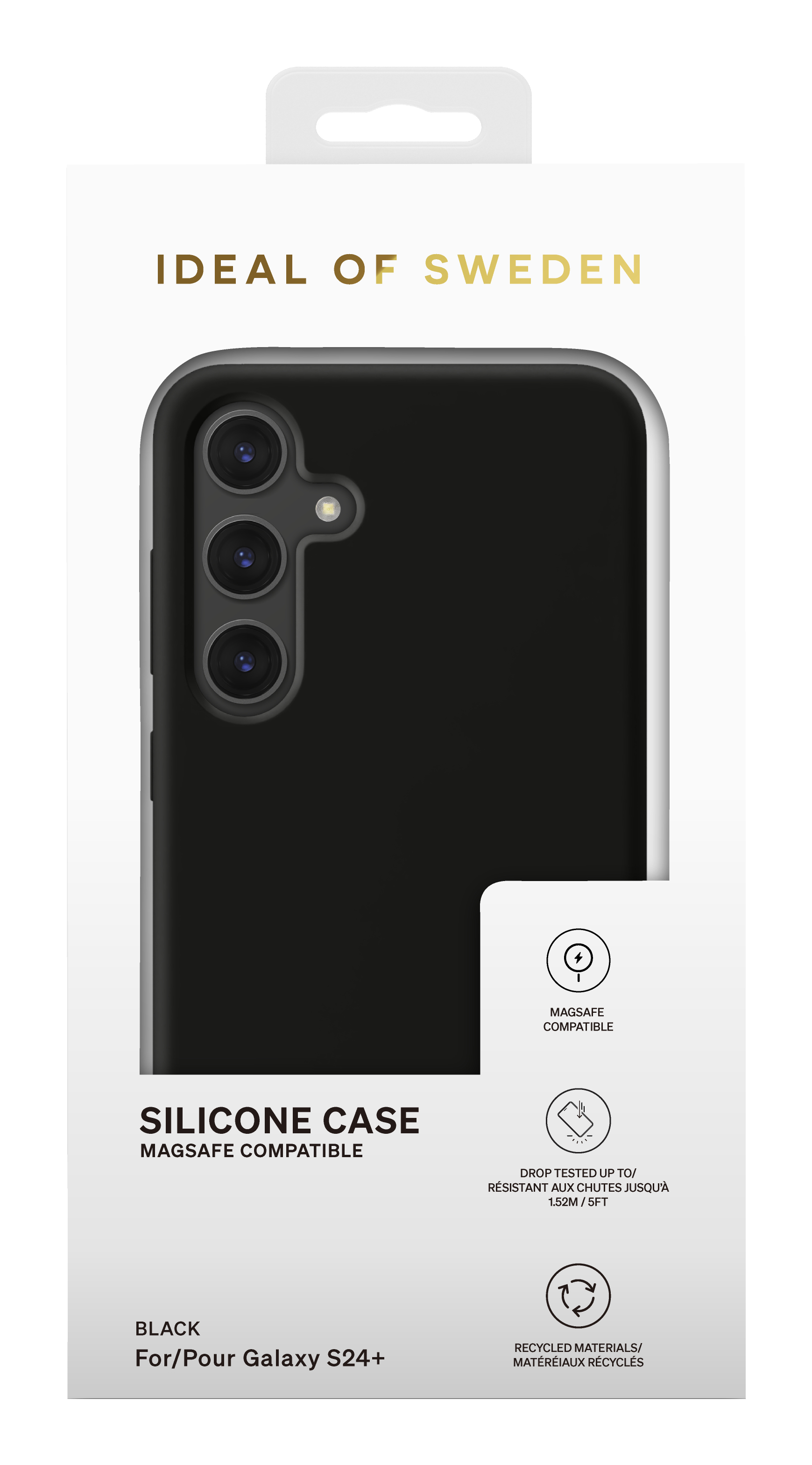 iDeal of Sweden Silicone Case MagSafe Galaxy S24 Plus / S25 Plus Black – image 5