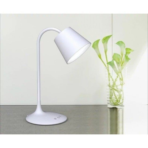 Techly Vintage LED Table Lamp White Class A I-LAMP-DSK4 – image 7
