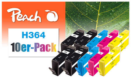 Peach 0F319975 ink cartridge 10 pc(s) Black, Cyan, Magenta, Yellow