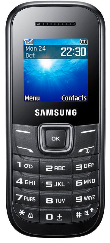 Samsung E1200 3.86 cm (1.52") 65 g Black