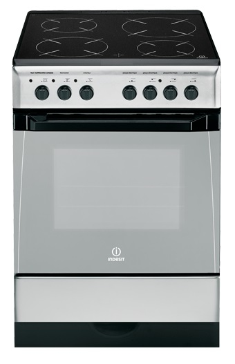 Indesit KN6C61A(X)/FR Freestanding cooker Electric Stainless steel